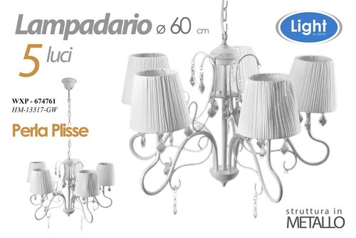 Lampadario luci struttura in - 5,