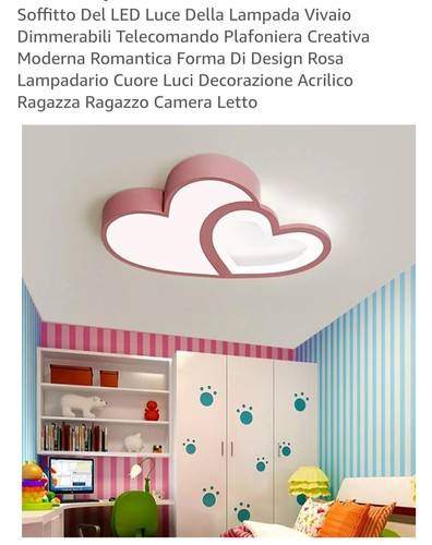 Lampadario con design cuori - a,