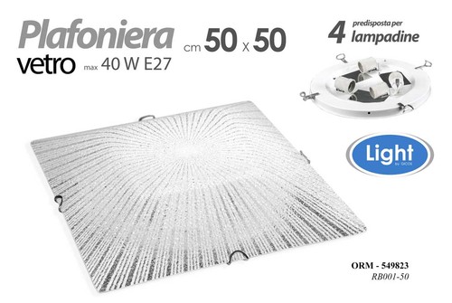 Lampadario 4 luci - cm,