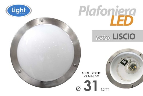 Plafoniera applique tondo - plafoniera,