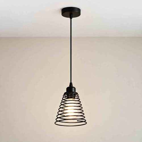 Lampadario sospensione nero - lampadario,