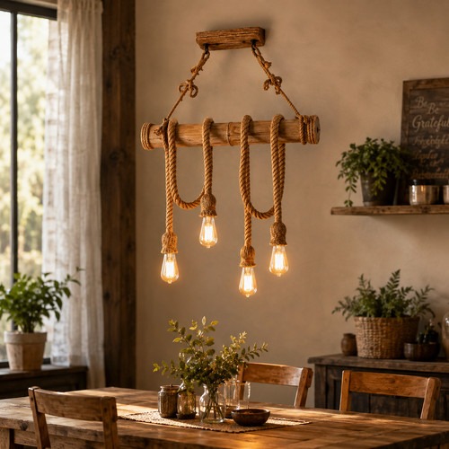 Maka lampadario vintage corda - maka,